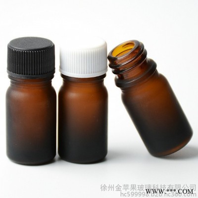 現(xiàn)貨 金蘋(píng)果 5ml棕色茶色 精油瓶 煙油瓶分裝瓶，可噴涂，蒙砂，印刷，電鍍