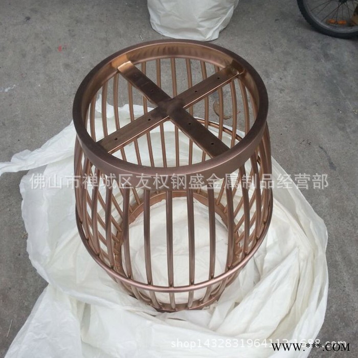 歐式電鍍拉絲古銅色大理石水吧茶幾 客廳時尚鏡面不銹鋼茶幾