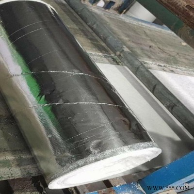 鋁箔硅酸鋁纖維毯 1公分硅酸鋁針刺毯單面覆防火鋁箔紙