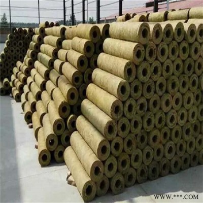 蒸汽管道巖棉管殼保溫 步步昇憎水型巖棉管 鋁箔巖棉管