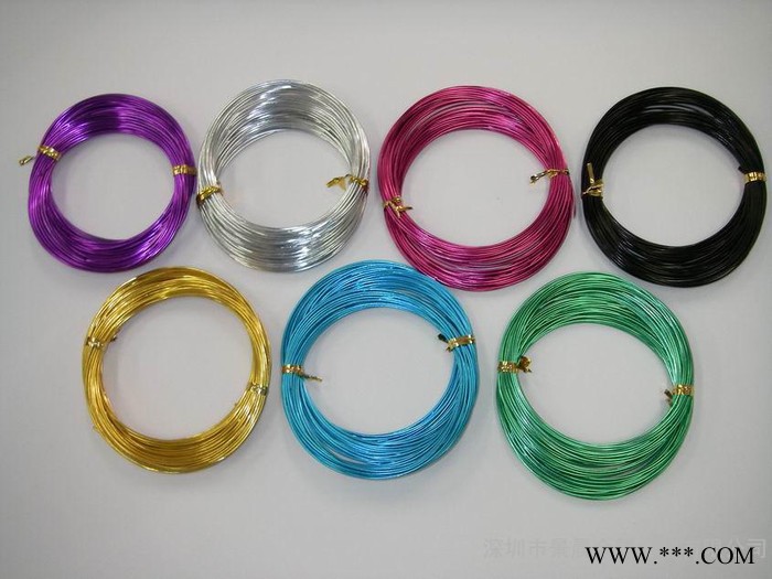 直銷6*2mmDIY彩色扁鋁線 純手工精美制作 手工品彩色鋁線廠家