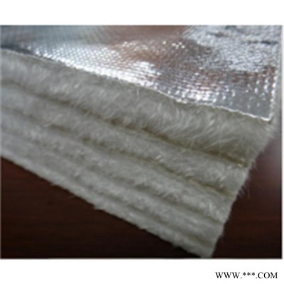 《悅恒保溫》復(fù)合鋁箔玻璃纖維針刺氈 復(fù)鋁箔玻璃纖維隔熱氈 絕緣密封