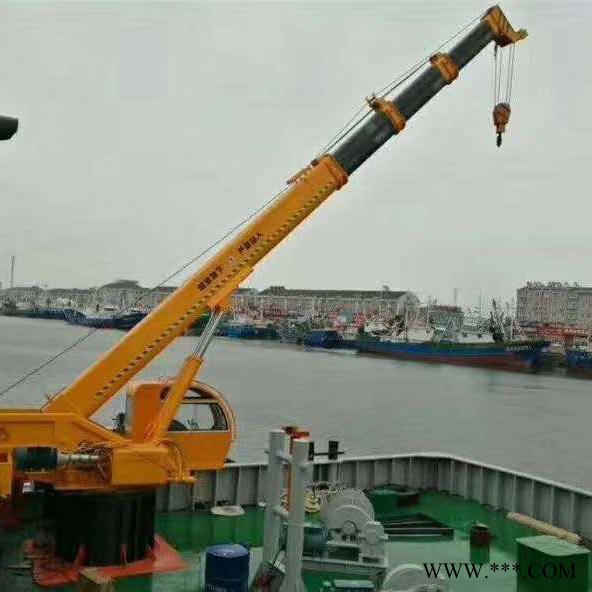 船用吊車 小型船吊廠家 做工精細 魚鱗焊接 酸洗磷化 環保型烤漆房