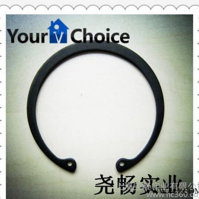 卡簧、擋圈,DIN472 孔用擋圈 磷化黑 14x1