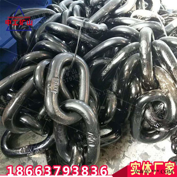 鍛打熱處理三環(huán)鏈 鍛打熱處理三環(huán)鏈 18X64圓環(huán)鏈規(guī)格全