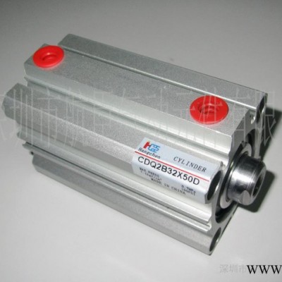 直銷 現(xiàn)貨 硬質(zhì)陽(yáng)極氧化 薄型氣缸  CDQ2B32*50D