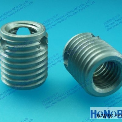 供應(yīng)308型自攻螺套，內(nèi)牙M8，外牙M12x1.50,/不銹鋼416，熱處理