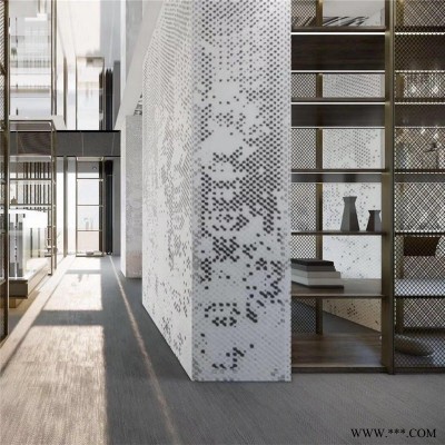 門頭幕墻鋁單板， 商店門頭沖孔鋁板， 廣告裝飾鋁單板