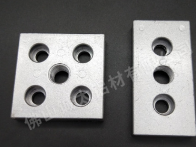 鋁合金4080端面板加厚來圖定制鋁合金型材配件加工鋁型材連接面板