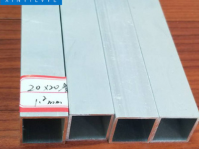 加工定制6063鋁方管鋁合金型材現貨胚料四面方管鋁方通隔斷吊頂